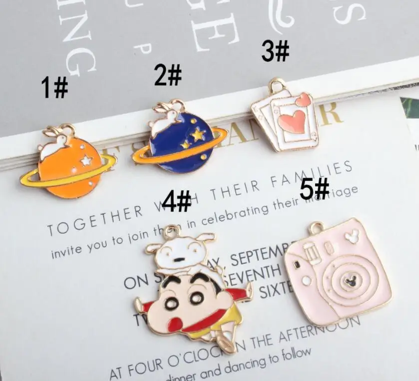 10pcs enamel cartoon poker rabbit earth charm for jewelry making fashion earring pendant necklace and bracelet charms 
10pcs enamel cartoon poker rabbit earth charm for jewelry making fashion earring pendant necklace and bracelet charms