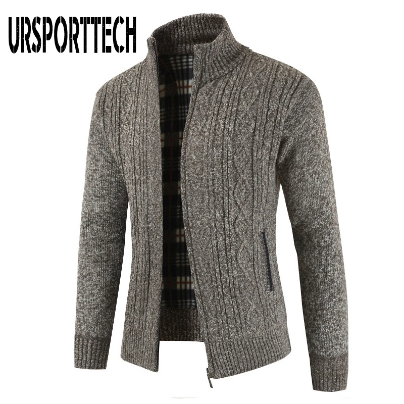 URSPORTTECH High Quality Cardigan Sweater Men Autumn Thick Warm Knitted Sweater Mens Jackets Coats Male Clothing Casual Knitwear
URSPORTTECH High Quality Cardigan Sweater Men Autumn Thick Warm Knitted Sweater Mens Jackets Coats Male Clothing Casual Knitwear