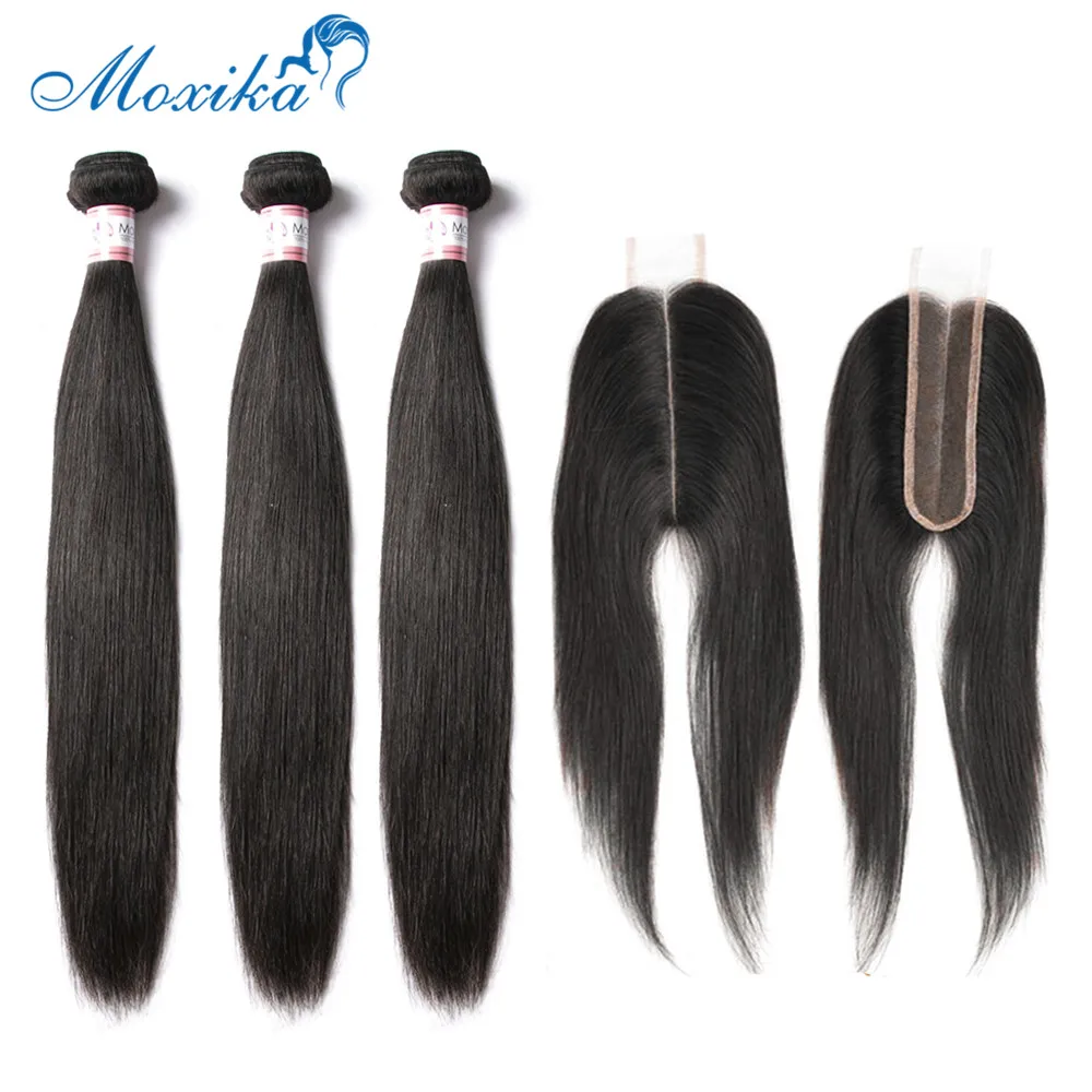 Moxika Kim K Indian Straight hair 3 bundles with closure 4pcs/lot middle part closure 2x6inch remy human hair with closure
Moxika Kim K Indian Straight hair 3 bundles with closure 4pcs/lot middle part closure 2x6inch remy human hair with closure