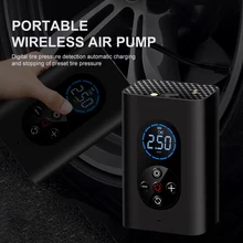 high quality Air Pump Compressor Portable Electric Tire Inflator Cordless for Car Motorcycle Bicycle Ball Wireless Inflatable
high quality Air Pump Compressor Portable Electric Tire Inflator Cordless for Car Motorcycle Bicycle Ball Wireless Inflatable