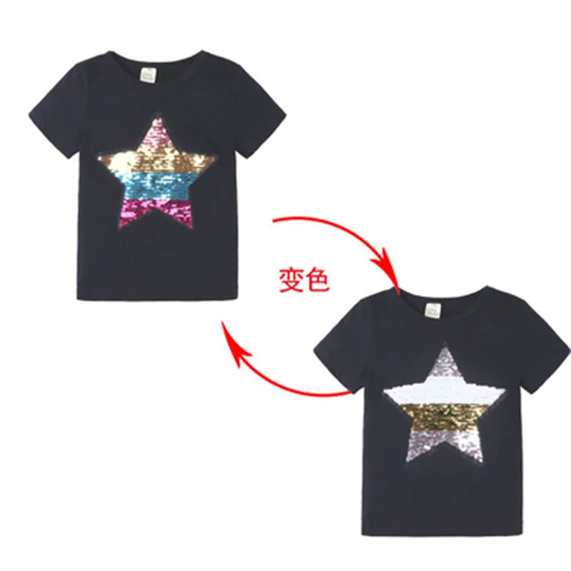 Summer T-Shirt Boys Superhero Sequin Reversible Tops Tees Kids Spiderman Face-changing Captain America T Shirt Children Clothes Summer T-Shirt Boys Superhero Sequin Reversible Tops Tees Kids Spiderman Face-changing Captain America T Shirt Children Clothes