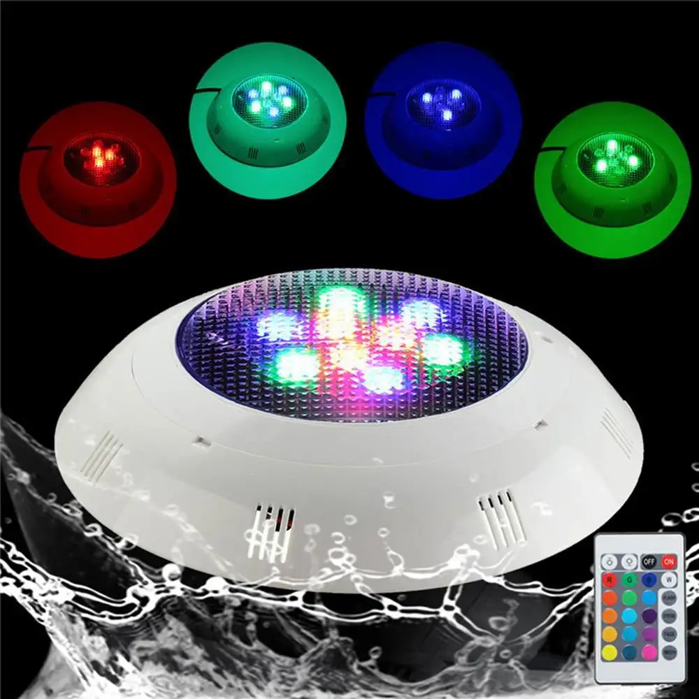 Remote Control IP68 Pool Light 9W RGB Round LED Underwater Light Swimming Pool Light Fountain Spotlight Lamp AC 12V-24V
Remote Control IP68 Pool Light 9W RGB Round LED Underwater Light Swimming Pool Light Fountain Spotlight Lamp AC 12V-24V