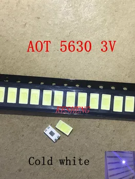 For AOT LED LCD Backlight TV Application Middle Power LED Backlight 0.5W 3V 5630 Cool white LCD TV Backlight PT56WA1 500PCS
For AOT LED LCD Backlight TV Application Middle Power LED Backlight 0.5W 3V 5630 Cool white LCD TV Backlight PT56WA1 500PCS