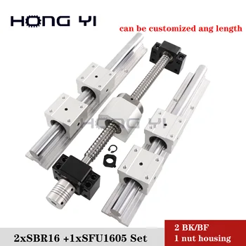 SBR16UU bearing block+16mm linear track support sbr16 axle Guide + a group of spherical propeller sfa1605 standard processing
SBR16UU bearing block+16mm linear track support sbr16 axle Guide + a group of spherical propeller sfa1605 standard processing