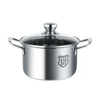 304 Stainless Steel Soup Pot Thickened Small Soup Pot Milk Pot Gas Stove Induction Cooker General Household Double Bottom Wok
304 Stainless Steel Soup Pot Thickened Small Soup Pot Milk Pot Gas Stove Induction Cooker General Household Double Bottom Wok