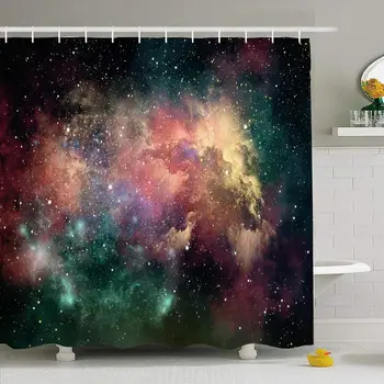 Shower Curtain Set with Hooks 60x72 3D Computer Graphics SciFi Nebulae Planet in Starry Sky Outer Universe Nature Infinity
Shower Curtain Set with Hooks 60x72 3D Computer Graphics SciFi Nebulae Planet in Starry Sky Outer Universe Nature Infinity