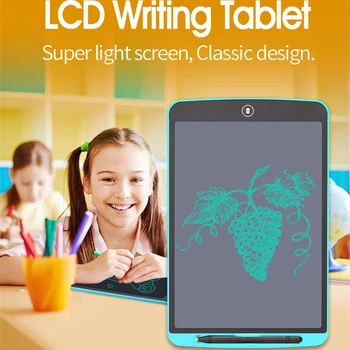 12'' Digital LCD Writing Tablet Graphic Drawing Tablets Electronic Handwriting Pad Paint Board With Thick pen Chirstmas Gifts FS
12'' Digital LCD Writing Tablet Graphic Drawing Tablets Electronic Handwriting Pad Paint Board With Thick pen Chirstmas Gifts FS