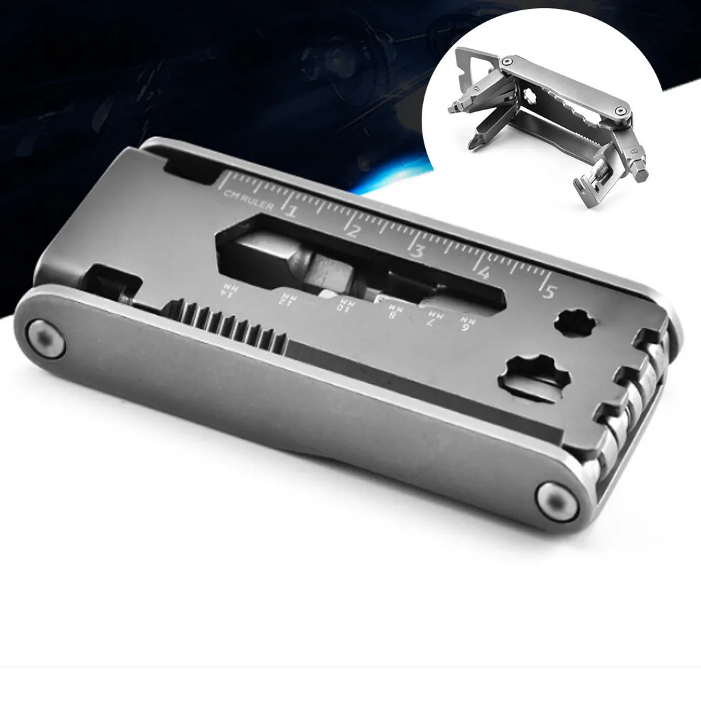High quality Multi-function 17 in 1 Gadget Stainless Steel Bicycle Repair Tool Portable Tool Portable Bike accessories Multitool
High quality Multi-function 17 in 1 Gadget Stainless Steel Bicycle Repair Tool Portable Tool Portable Bike accessories Multitool