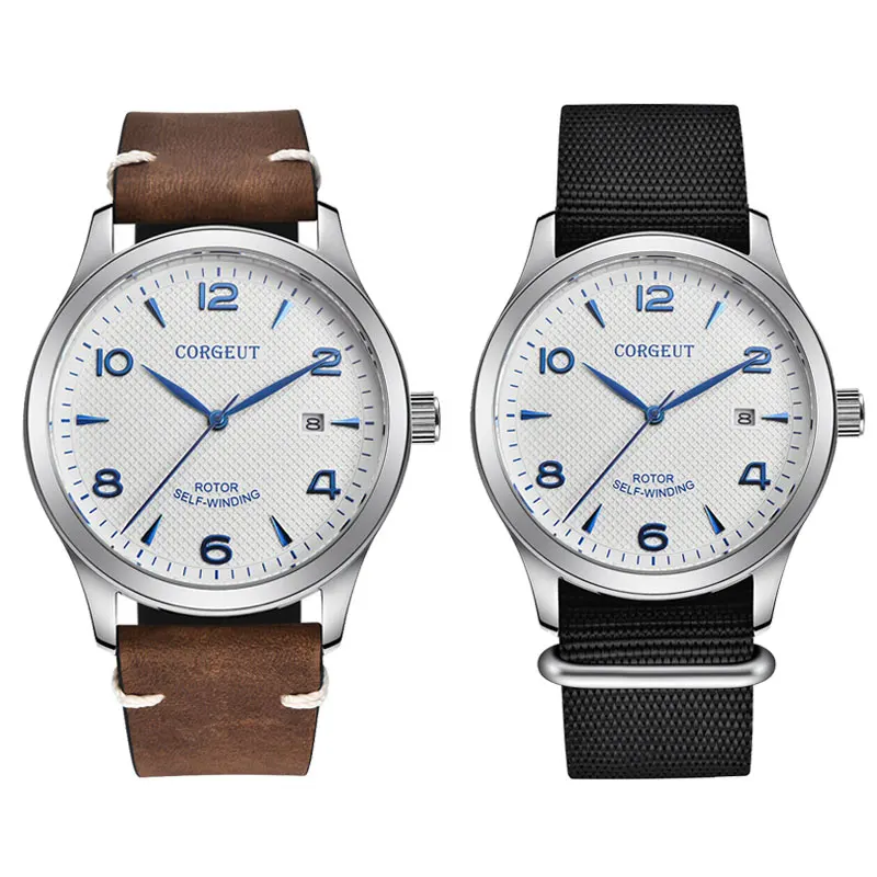 Automatic mechanical Watch mens 42MM Sapphire Glass 8215 Miyotaseagull Nylon leather waterproof date fashtion white SS
Automatic mechanical Watch mens 42MM Sapphire Glass 8215 Miyotaseagull Nylon leather waterproof date fashtion white SS