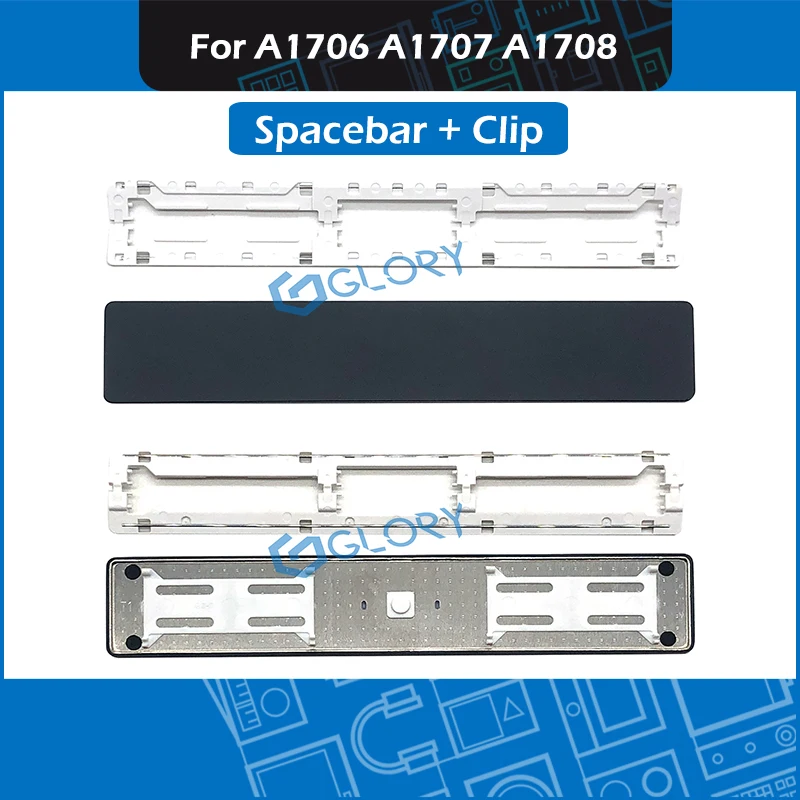 10set/Lot Space Bar Key Cap Keys Keycap w/ Clip for Macbook Pro Retina 13" 15" A1706 A1707 A1708 Keyboard Repair
10set/Lot Space Bar Key Cap Keys Keycap w/ Clip for Macbook Pro Retina 13" 15" A1706 A1707 A1708 Keyboard Repair