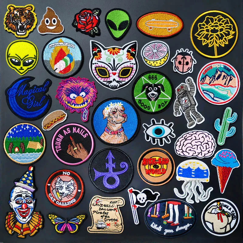 Eye Jellyfish Cactus Badges Clothe Embroidery Patch Applique Ironing Clothing Sewing Supplies Decorative Patches For Clothing 
Eye Jellyfish Cactus Badges Clothe Embroidery Patch Applique Ironing Clothing Sewing Supplies Decorative Patches For Clothing
