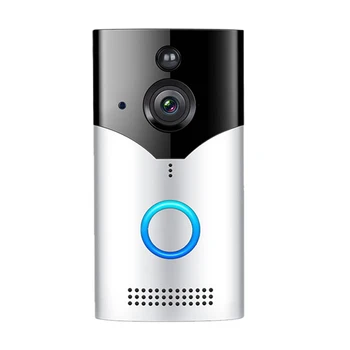 Wireless WiFi Video Doorbell Camera IP 720P Ring Door Bell Video Intercom Two Way Audio APP Control Infrared Night Vision
Wireless WiFi Video Doorbell Camera IP 720P Ring Door Bell Video Intercom Two Way Audio APP Control Infrared Night Vision
