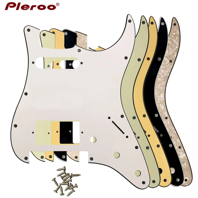Настраиваемая гитарная накладка Pleroo для США 11 отверстий винтов Stratocaster с Floyd Rose