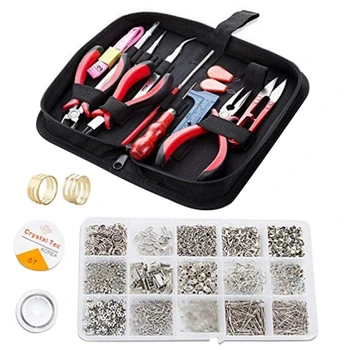 Jewelry Making Supplies Kit with Tools Wires and Jewelry for Jewelry Repair and Beading
Jewelry Making Supplies Kit with Tools Wires and Jewelry for Jewelry Repair and Beading