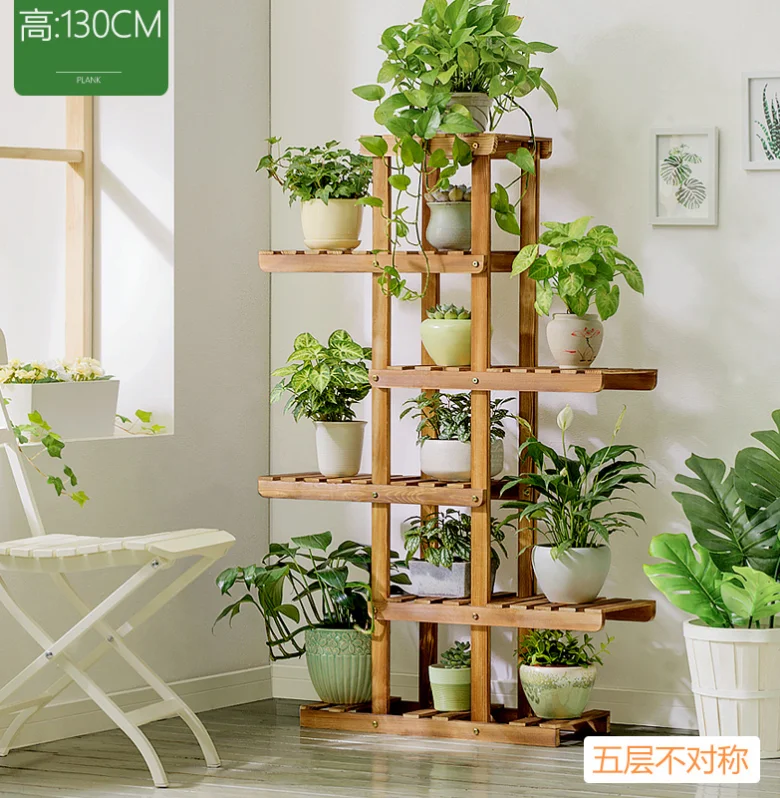 Solid wood flower shelf, green rose basin, multi floor floor type, meat balcony, living room decoration 
Solid wood flower shelf, green rose basin, multi floor floor type, meat balcony, living room decoration