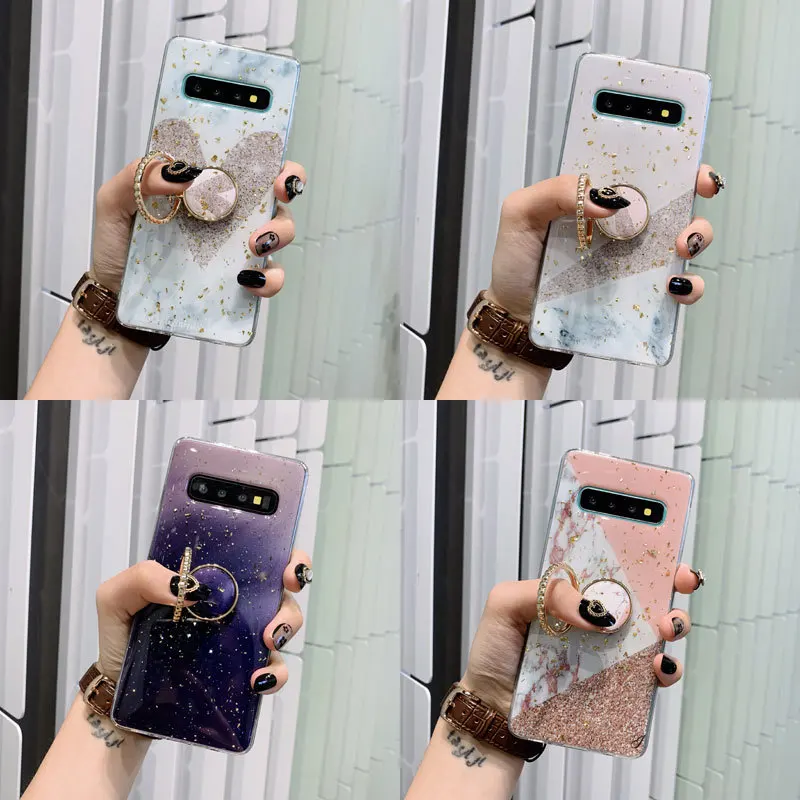 For Samsung S9/S10/S10 + Marble Mobile Phone Shell Note10/9/8 Dazzling Pink on-Board Bracket Soft Case Female
For Samsung S9/S10/S10 + Marble Mobile Phone Shell Note10/9/8 Dazzling Pink on-Board Bracket Soft Case Female