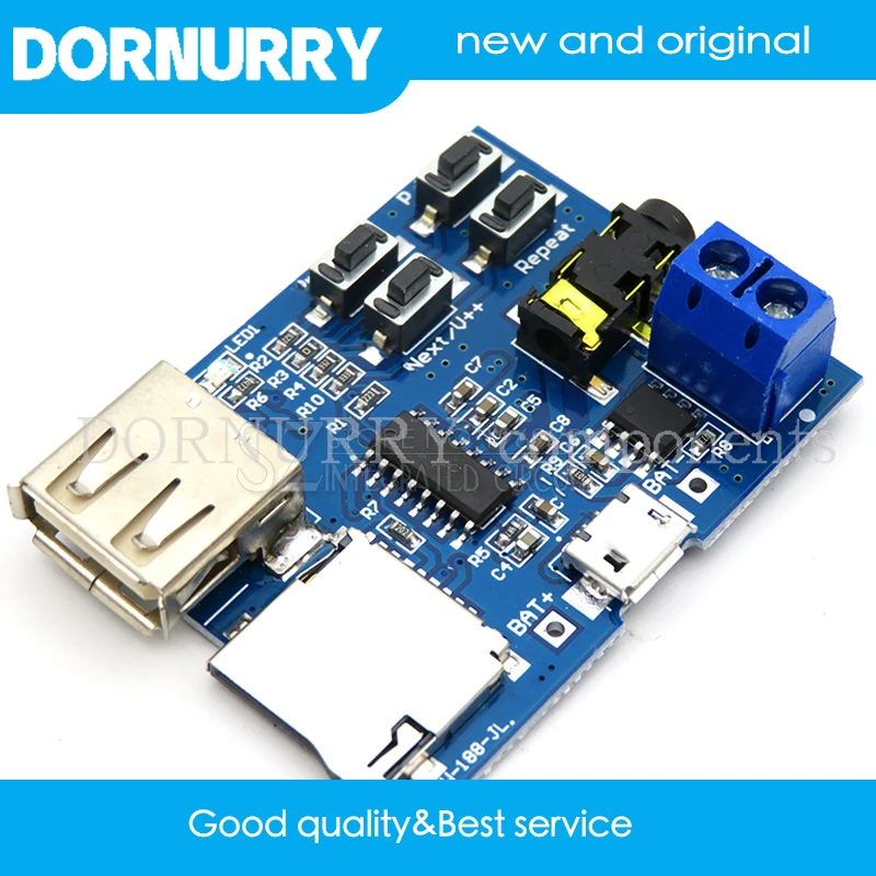 1PCS TF card U disk MP3 Format decoder board module amplifier decoding audio Player NEW DORNURRY
1PCS TF card U disk MP3 Format decoder board module amplifier decoding audio Player NEW DORNURRY