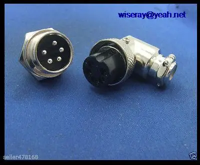 DHL/EMS 100 set 16mm GX-16 5-Pin XLR Aviation plug Radio Right Angle Connector for Charger-A7
DHL/EMS 100 set 16mm GX-16 5-Pin XLR Aviation plug Radio Right Angle Connector for Charger-A7