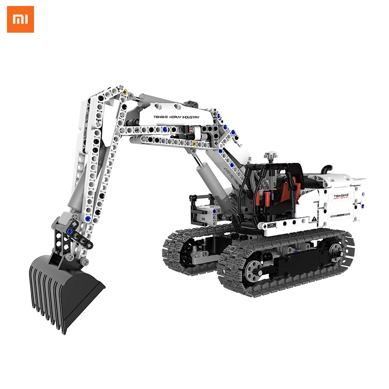 Xiaomi-MITU-Engineering-Excavator-Building-Blocks-Toy-Kids-Gift-Crawler-Simulation-console-Mechanical-transmission-900-parts(6)