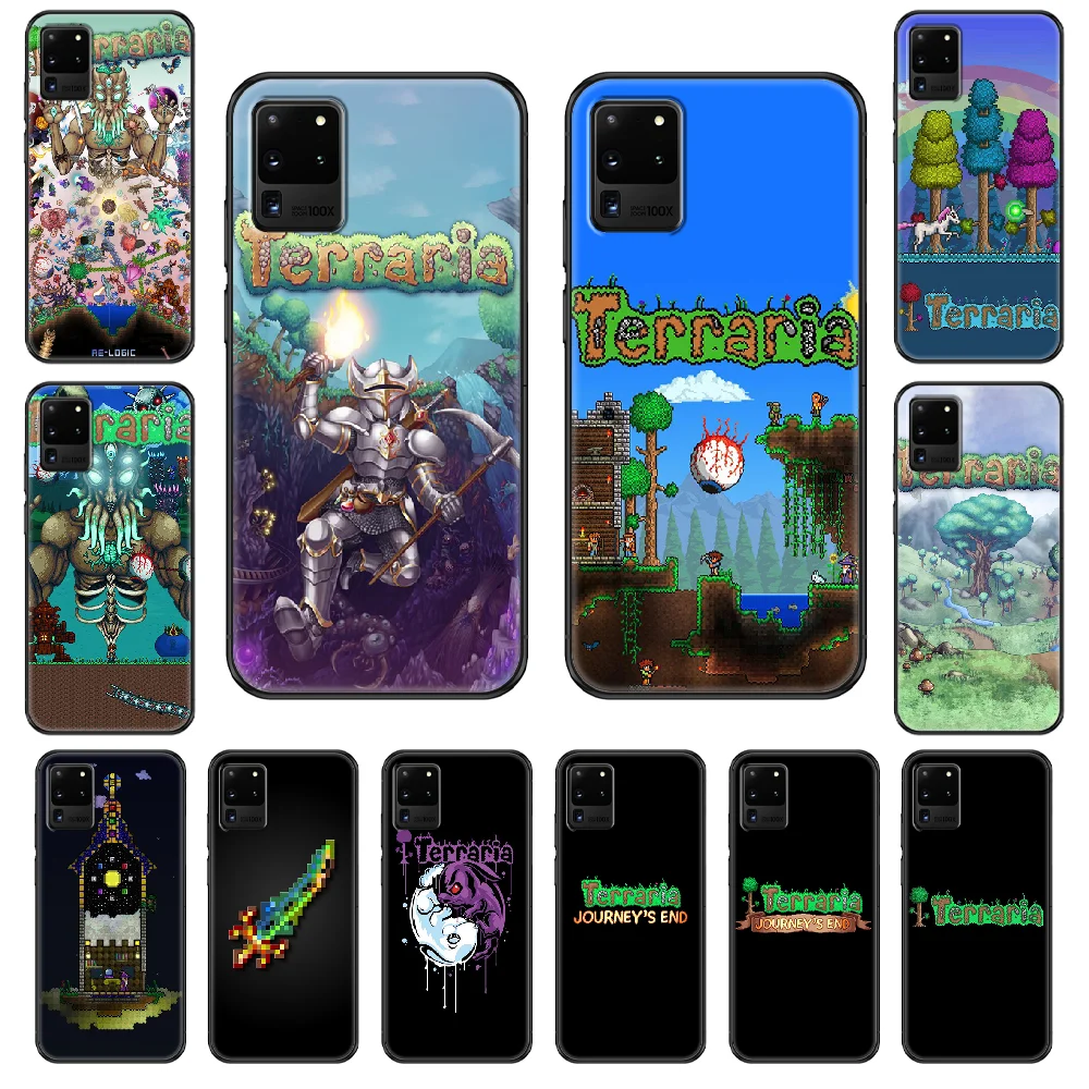 Game Terraria Phone case For Samsung Galaxy S 3 4 5 6 7 8 9 10 E Plus Lite Edge black painting waterproof art bumper soft cover
Game Terraria Phone case For Samsung Galaxy S 3 4 5 6 7 8 9 10 E Plus Lite Edge black painting waterproof art bumper soft cover