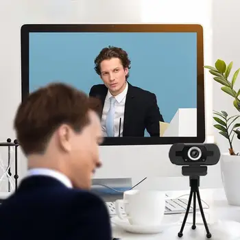New USB HD 1080P Webcam for Computer Laptop Auto Focus High-end Video Call Webcams Camera With Noise Reduction Microphone
New USB HD 1080P Webcam for Computer Laptop Auto Focus High-end Video Call Webcams Camera With Noise Reduction Microphone