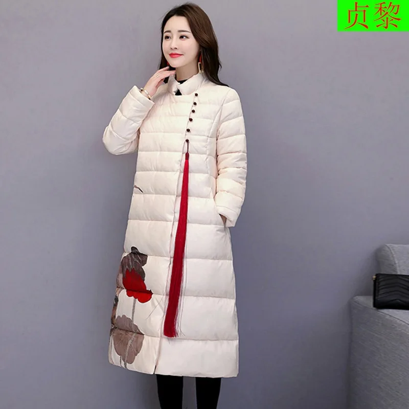 2018 Winter New Style WOMEN'S Dress Korean-style China Ethnic-Style Cotton-padded Jacket to Ankle down Cotton Clothes Exta-long
2018 Winter New Style WOMEN'S Dress Korean-style China Ethnic-Style Cotton-padded Jacket to Ankle down Cotton Clothes Exta-long