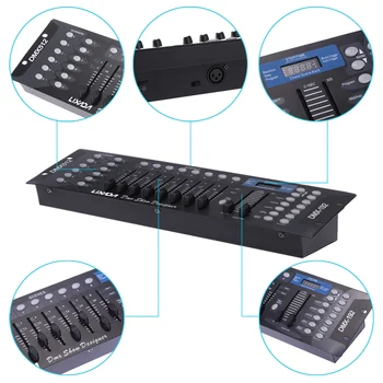 Lixada 192 Channels DMX512 Controller Console for Stage Light Party DJ Disco Operator Equipment
Lixada 192 Channels DMX512 Controller Console for Stage Light Party DJ Disco Operator Equipment