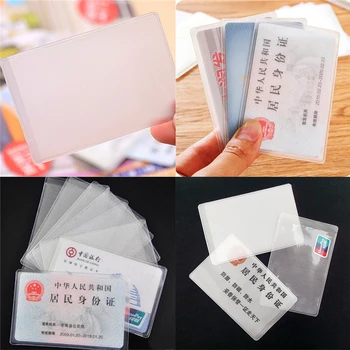 10x PVC Credit Card Holder Protect ID Card Business Card Cover Clear Frosted PVC 
10x PVC Credit Card Holder Protect ID Card Business Card Cover Clear Frosted PVC