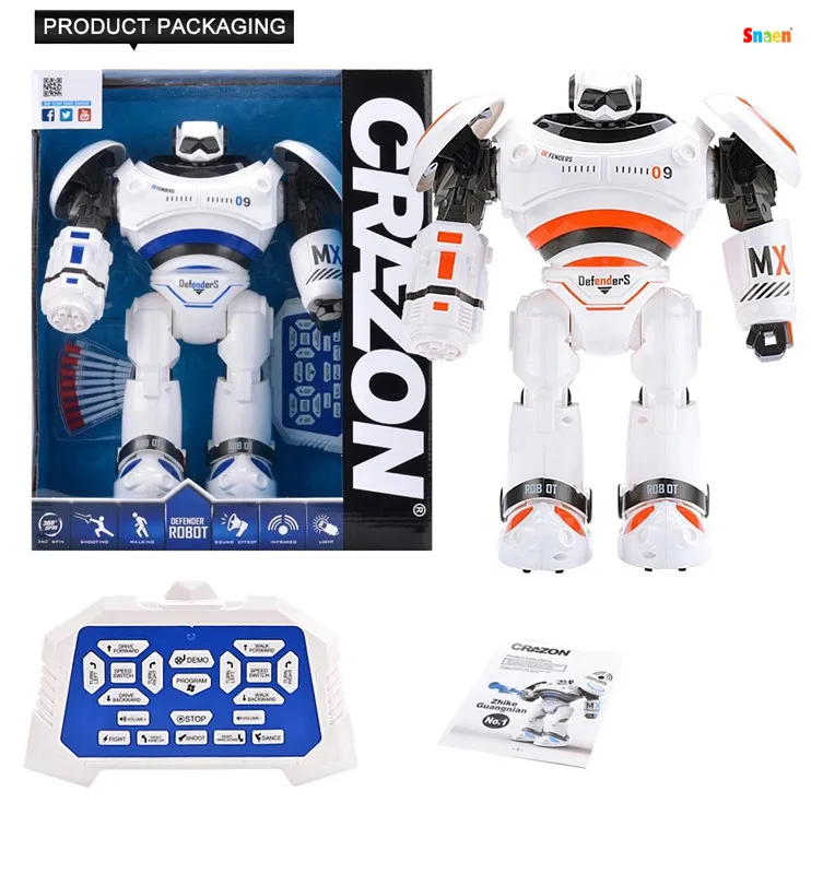Large Robot RC Fighting Robot Programmable Interactive Can Walking Singing Dancing Education Toy Gift For Kids boy girl toys
Large Robot RC Fighting Robot Programmable Interactive Can Walking Singing Dancing Education Toy Gift For Kids boy girl toys
