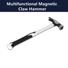 1PCS Magnetic Claw Hammer for Woodworking Automatic Nail Suction Hammer Multifunction Non-slip Shockproof Steel Hammer Hand Tool
1PCS Magnetic Claw Hammer for Woodworking Automatic Nail Suction Hammer Multifunction Non-slip Shockproof Steel Hammer Hand Tool