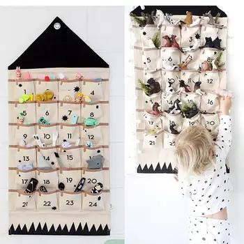 16/24 Pockets Calendar Storage Bag Wall Hanging Alphanumeric Nordic Bags Children Room Canvas Decor Organizer Sack Home INS A9D0
16/24 Pockets Calendar Storage Bag Wall Hanging Alphanumeric Nordic Bags Children Room Canvas Decor Organizer Sack Home INS A9D0