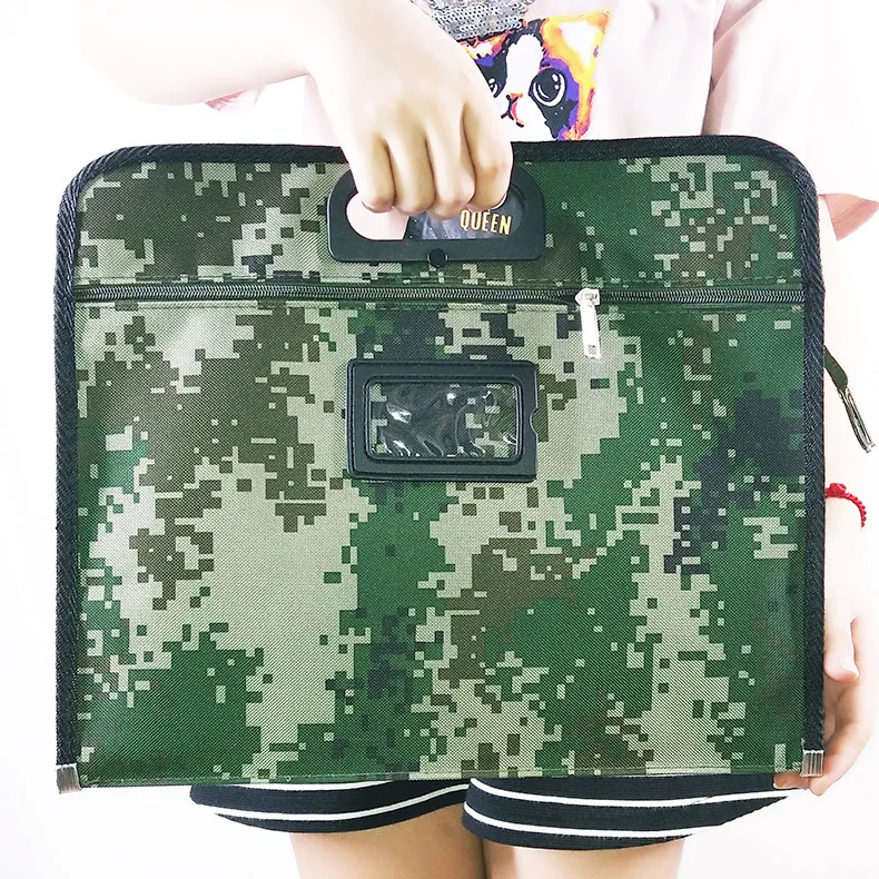 Beedome Camouflage File Holder File Bag Stereo bu xi dai File Bag Portable Briefcase
Beedome Camouflage File Holder File Bag Stereo bu xi dai File Bag Portable Briefcase