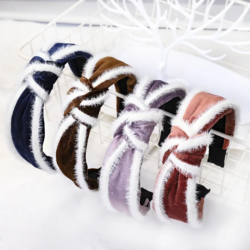 Winter Lovely Faux Fur Knot Headband Knotted Hairband Hair Accessories 
Winter Lovely Faux Fur Knot Headband Knotted Hairband Hair Accessories