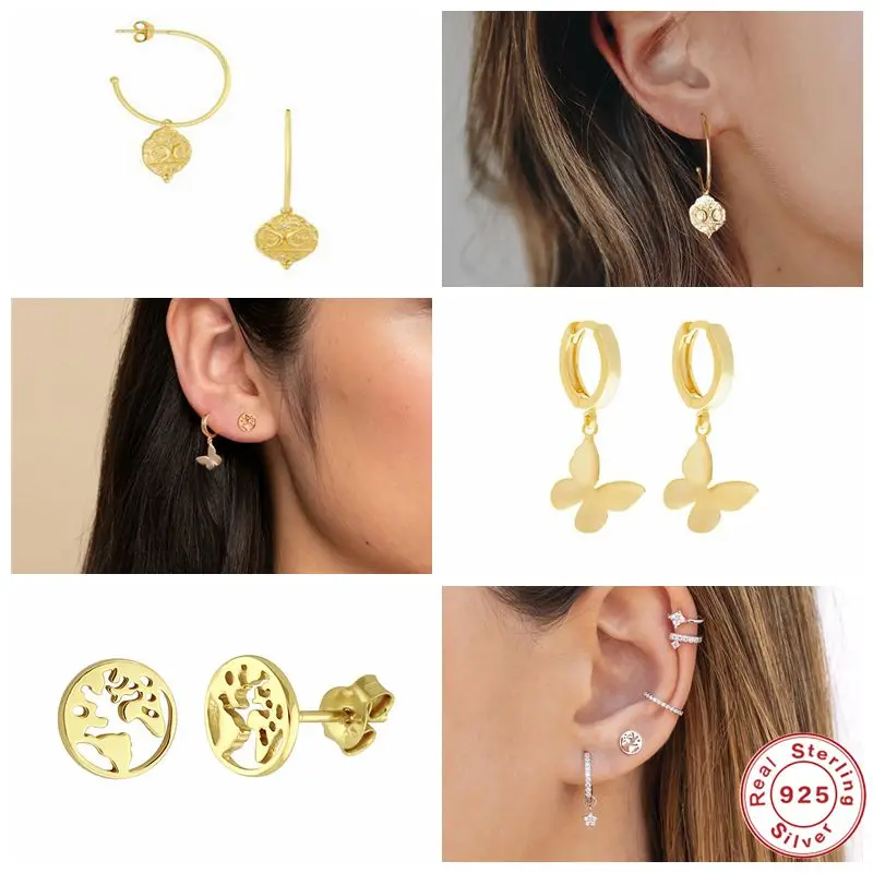 GS Genuine S925 Sterling Silver INS Geometric Circle Stud Earrings All-Match Earring For Women Ladies 2020 Jewelry Accessorie
GS Genuine S925 Sterling Silver INS Geometric Circle Stud Earrings All-Match Earring For Women Ladies 2020 Jewelry Accessorie