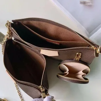2019 Most popular Multi Pochette Accessories Handbag Monogram canvas builds a three-in-one vibrant design Crossbody bag
2019 Most popular Multi Pochette Accessories Handbag Monogram canvas builds a three-in-one vibrant design Crossbody bag