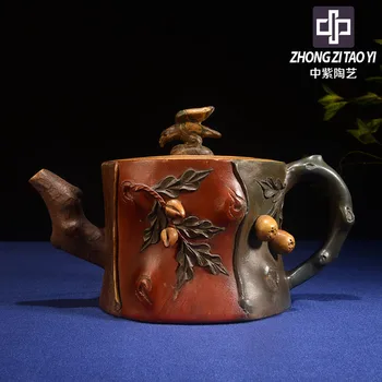 In Purple Yixing Imitate Old Kettle Old Dark-red Enameled Pottery Teapot Taiwan Backflow One Factory The Cultural Revolution
In Purple Yixing Imitate Old Kettle Old Dark-red Enameled Pottery Teapot Taiwan Backflow One Factory The Cultural Revolution