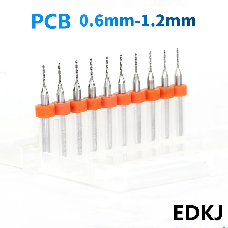 10pcs/Set 0.6mm-1.2mm PCB bit Hard Alloy PCB Print Circuit Board Carbide Micro Drill Bits Tool for SMT CNC
10pcs/Set 0.6mm-1.2mm PCB bit Hard Alloy PCB Print Circuit Board Carbide Micro Drill Bits Tool for SMT CNC