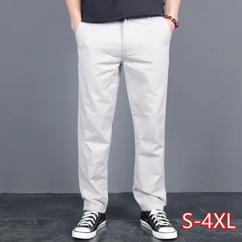 Trousers Pants Waist Loose Straight Business Summer 4XL Khaki White Plus Size Men Male Long Cotton Man Casual High Zipper 
Trousers Pants Waist Loose Straight Business Summer 4XL Khaki White Plus Size Men Male Long Cotton Man Casual High Zipper