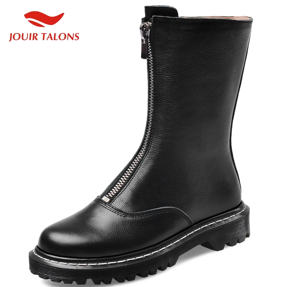 JOUIR 2020 High Quality Genuine Leather Thick Heels Ankle Boots Women Shoes Woman Zip Up Cow Leather Shoes Woman Boots
JOUIR 2020 High Quality Genuine Leather Thick Heels Ankle Boots Women Shoes Woman Zip Up Cow Leather Shoes Woman Boots