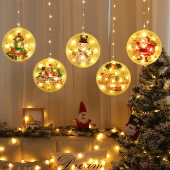Hanging Christmas Decorated Flashing Snowman Tree Santa Claus LED Lights String Pendant Room Window
Hanging Christmas Decorated Flashing Snowman Tree Santa Claus LED Lights String Pendant Room Window