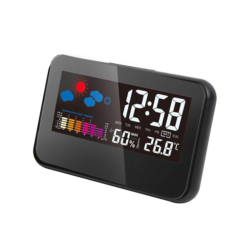 Digital LCD Electronic Thermometer Humidity Meter Weather Station Alarm Clock Thermometer Wireless Temperature Humidity Meters
Digital LCD Electronic Thermometer Humidity Meter Weather Station Alarm Clock Thermometer Wireless Temperature Humidity Meters