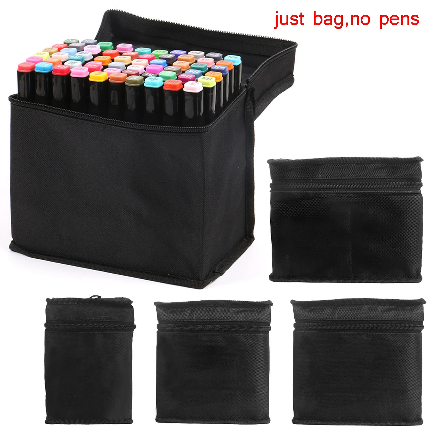 Marker Case Zippered Heavy Duty Canvas Pen Bag with Handle Large Capacity Holder Portable Stationery Storage Various Quantity
Marker Case Zippered Heavy Duty Canvas Pen Bag with Handle Large Capacity Holder Portable Stationery Storage Various Quantity