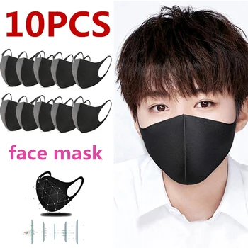 10PCS Cotton Mask Anti-haze Washable And Reusable Female Men's Dust Mask Filtering Safety Mask Protective Mask
10PCS Cotton Mask Anti-haze Washable And Reusable Female Men's Dust Mask Filtering Safety Mask Protective Mask