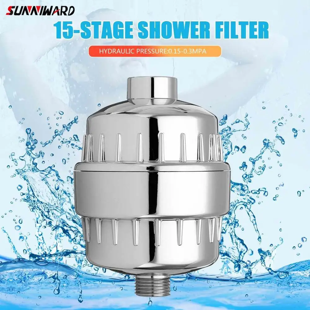 15 Stage Bath Water Purifier Bathroom Shower Filter 1/2'' Health Softener Chlorine Removal High Output Universal Water Treatment
15 Stage Bath Water Purifier Bathroom Shower Filter 1/2'' Health Softener Chlorine Removal High Output Universal Water Treatment