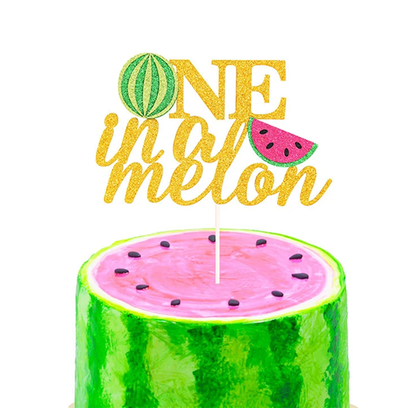 Watermelon Party Supplies 1st Birthday Cake Decoration One In A Melon Cake Topper Gold
Watermelon Party Supplies 1st Birthday Cake Decoration One In A Melon Cake Topper Gold