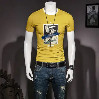 2020 summer mercerized cotton round neck short sleeve T-shirt men's repair body shirt half-sleeved men's half-sleeved bottoming
2020 summer mercerized cotton round neck short sleeve T-shirt men's repair body shirt half-sleeved men's half-sleeved bottoming