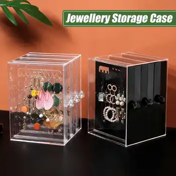 Earring Storage Box Display Stand Organiser Earring Studs Holder 3 Doors with Drawer for Jewelry Organizer Rings Box Rack
Earring Storage Box Display Stand Organiser Earring Studs Holder 3 Doors with Drawer for Jewelry Organizer Rings Box Rack
