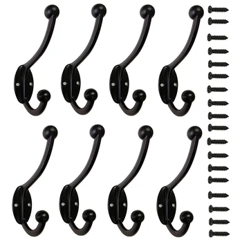 8pcs/pack Home Retro Coat Hanger Hat Cabinet Durable With Screws Rustic Dual Bedroom Wall Mount Utility Robe Hook Metal
8pcs/pack Home Retro Coat Hanger Hat Cabinet Durable With Screws Rustic Dual Bedroom Wall Mount Utility Robe Hook Metal