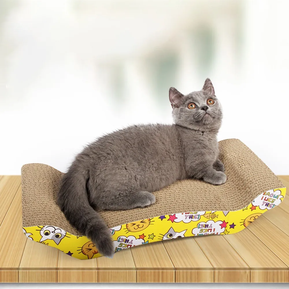 Cat Scratch Board Cartoon Print Cat Toys Pad Mattress Cats Grinding Nail Scraper Mat Scratching Posts Corrugated Paper Pad
Cat Scratch Board Cartoon Print Cat Toys Pad Mattress Cats Grinding Nail Scraper Mat Scratching Posts Corrugated Paper Pad