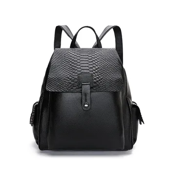 2020 new genuine leather female bag fashion crocodile pattern large capacity backpack casual first layer cowhide backpack 
2020 new genuine leather female bag fashion crocodile pattern large capacity backpack casual first layer cowhide backpack